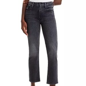 Mother The Tomcat High Rise Ankle Straight Jeans